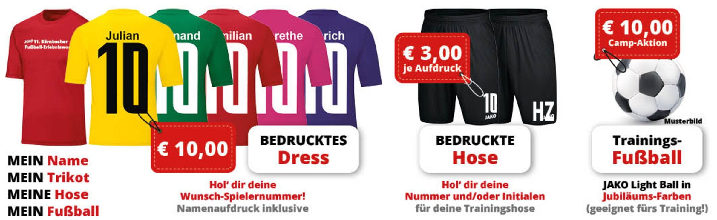 Camp-Shirt der Fußball-Erlebniswoche