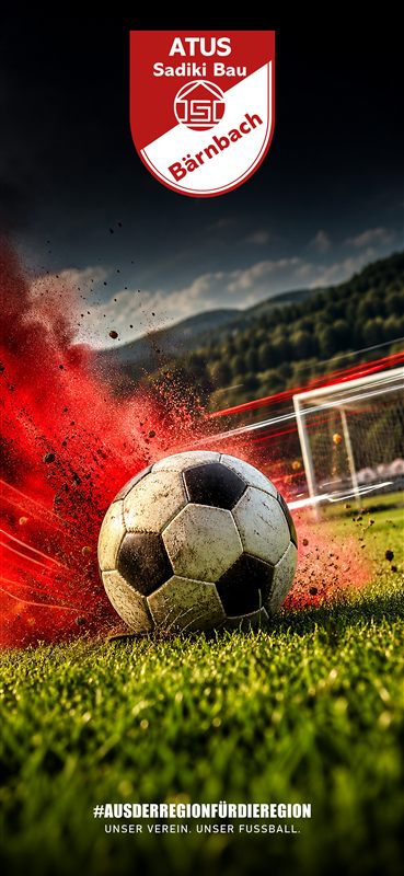 ATUS Matchball Wallpaper mit roter Energie