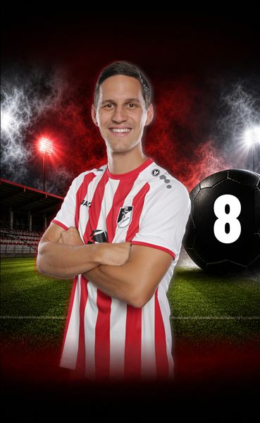 ATUS Spieler-Wallpaper Florian Moritz, Nummer 8