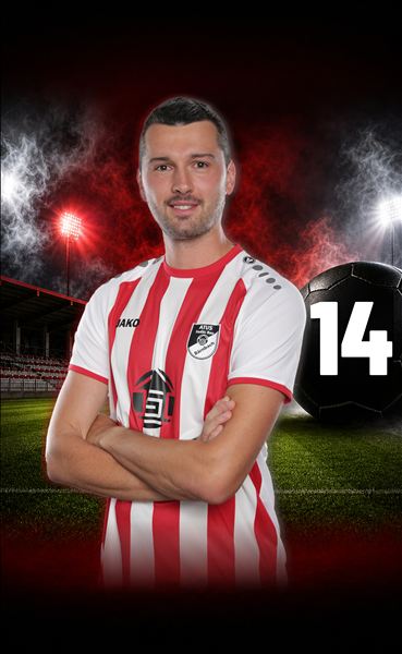 ATUS Spieler-Wallpaper Philipp Strafner, Nummer 14