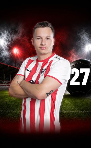 ATUS Spieler-Wallpaper Florian Kollmann, Nummer 27